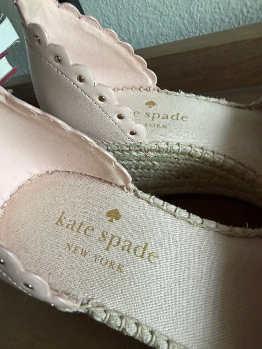Kate Spade Polly Espadrille Wedge Sandal Sz.6 - Picture 4 of 8